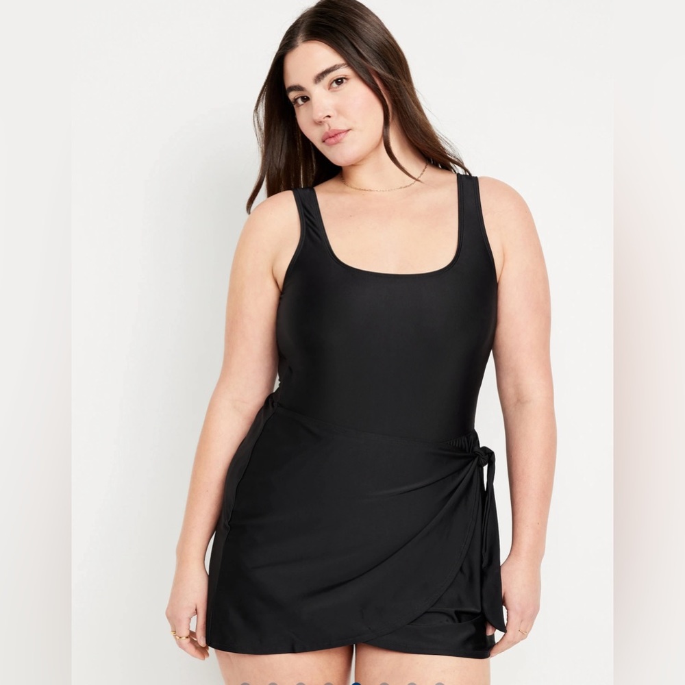 NWT old navy 3X side tie swim dress
